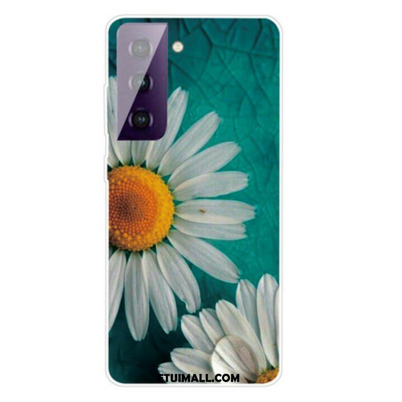 Etui do Samsung Galaxy S21 FE Stokrotka