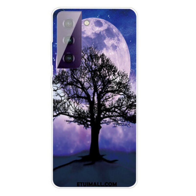 Etui do Samsung Galaxy S21 Plus 5G Drzewo I Księżyc