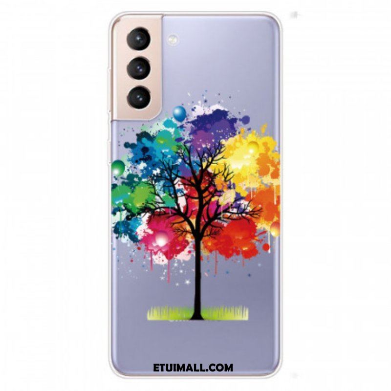 Etui do Samsung Galaxy S22 5G Akwarela Drzewo