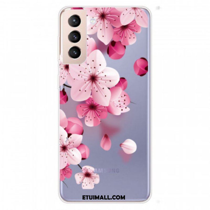 Etui do Samsung Galaxy S22 5G Małe Różowe Kwiaty