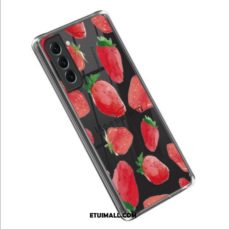 Etui do Samsung Galaxy S23 5G Bezszwowe Truskawki