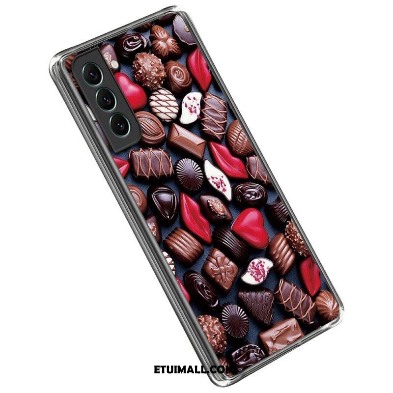 Etui do Samsung Galaxy S23 5G Elastyczna Czekolada