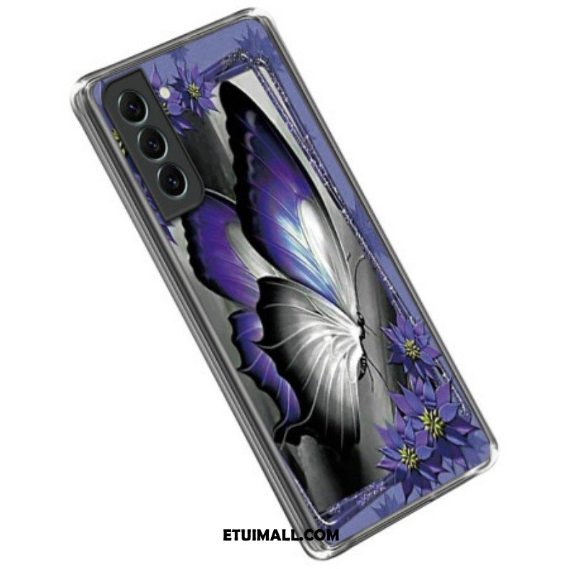 Etui do Samsung Galaxy S23 5G Fioletowy Motyl