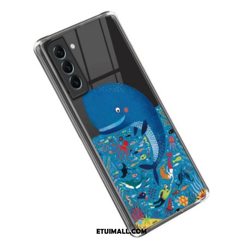 Etui do Samsung Galaxy S23 5G Przejrzysty Wieloryb
