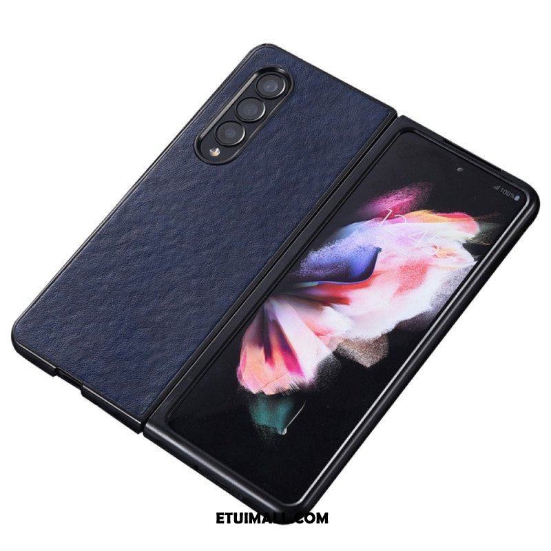 Etui do Samsung Galaxy Z Fold 4 Nylonowa Tekstura Ze Sztucznej Skóry