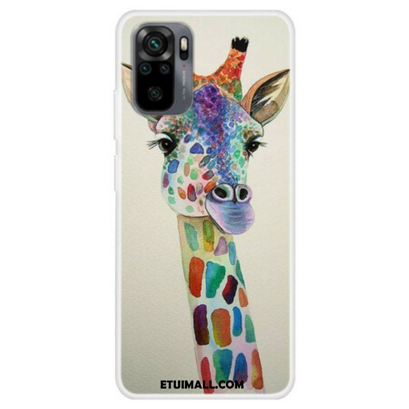 Etui do Xiaomi Redmi Note 10 / 10S Kolorowa Żyrafa
