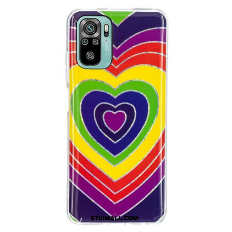 Etui do Xiaomi Redmi Note 10 / 10S Psychodeliczne Serce