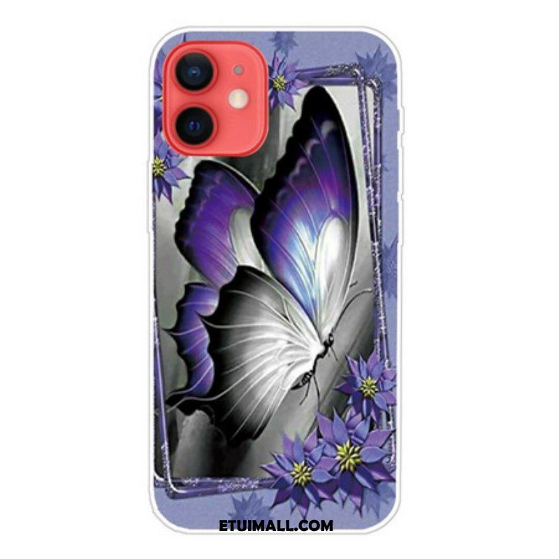 Etui do iPhone 13 Mini Królewski Motyl