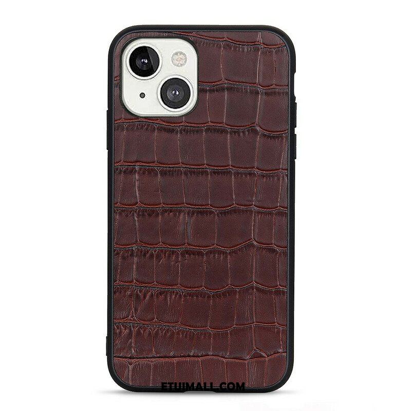 Etui do iPhone 13 Mini Oryginalna Skóra Krokodyla