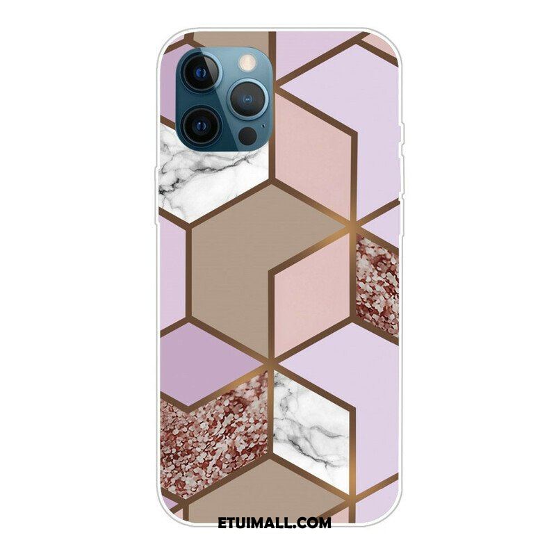 Etui do iPhone 13 Pro Geometria Marmuru