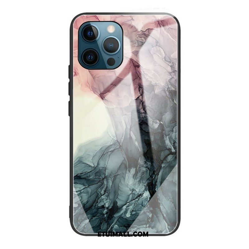 Etui do iPhone 13 Pro Marmurowe Szkło Hartowane