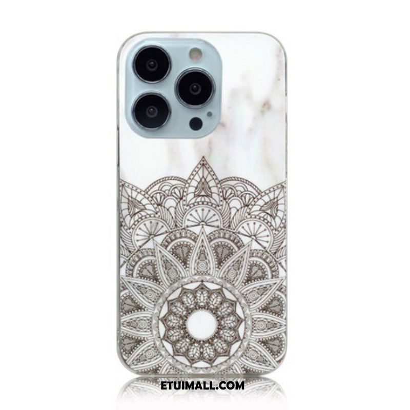 Etui do iPhone 13 Pro Max Marmurkowa Mandala