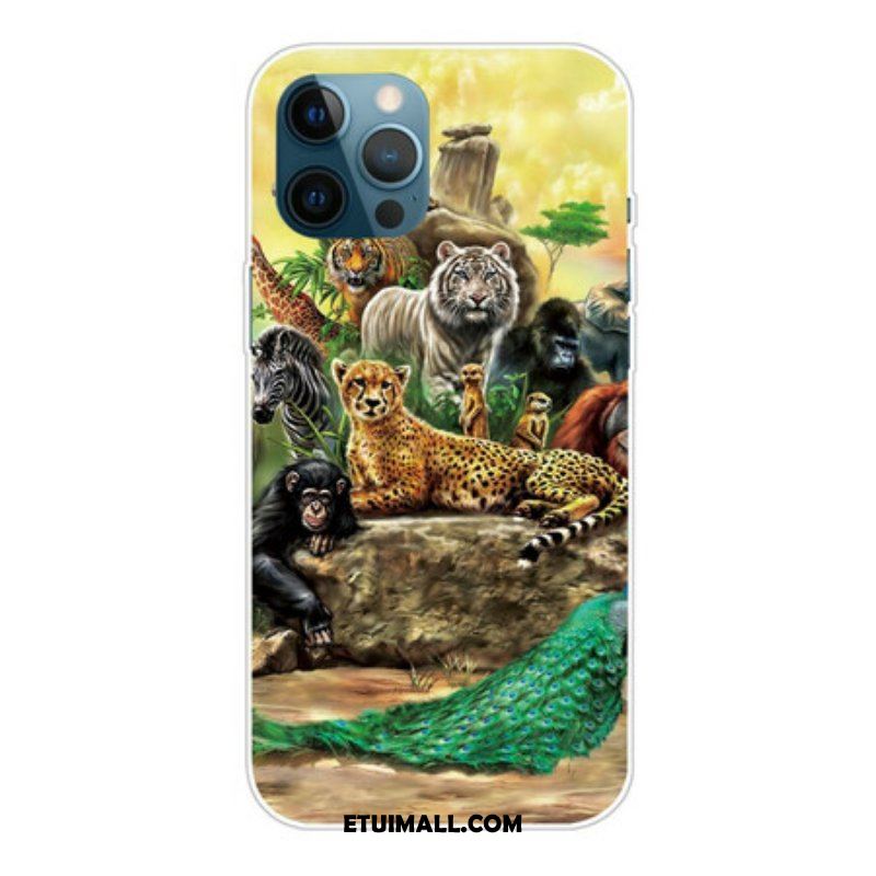Etui do iPhone 13 Pro Max Zwierzęta Safari