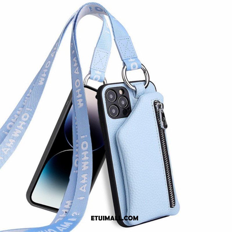 Etui do iPhone 14 Pro Max Portmonetka I Smycz