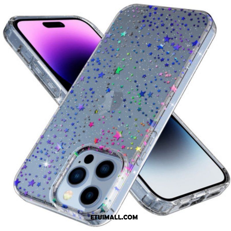 Etui do iPhone 14 Pro Przezroczyste Gwiazdy