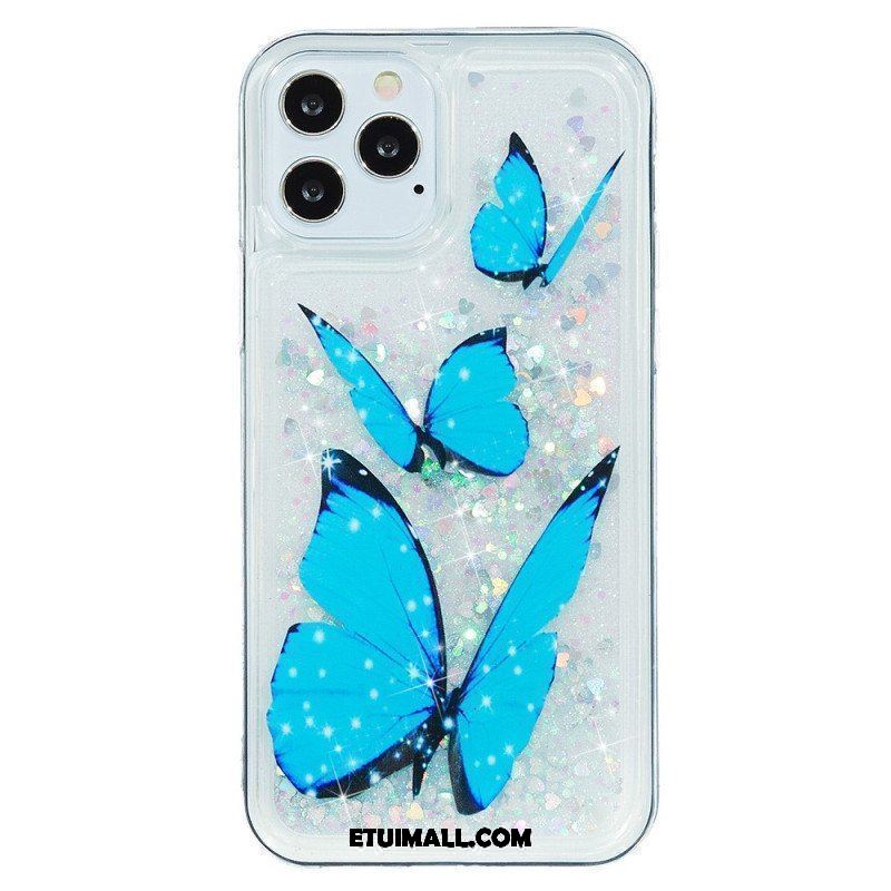 Etui do iPhone 15 Pro Max Błyszczące Motyle