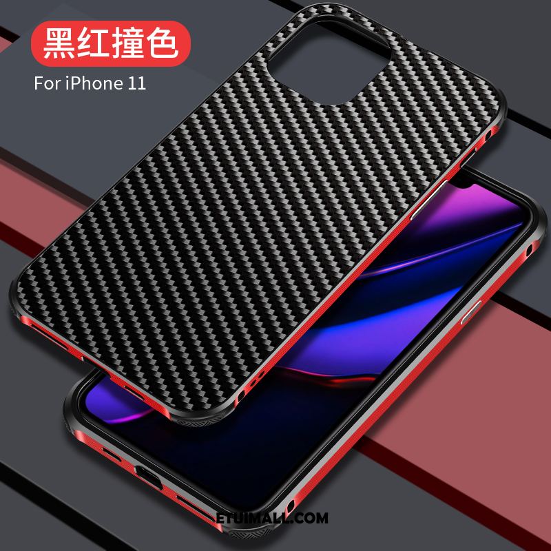 Etui iPhone 11 All Inclusive Proste Anti-fall Metal Granica Futerał Tanie