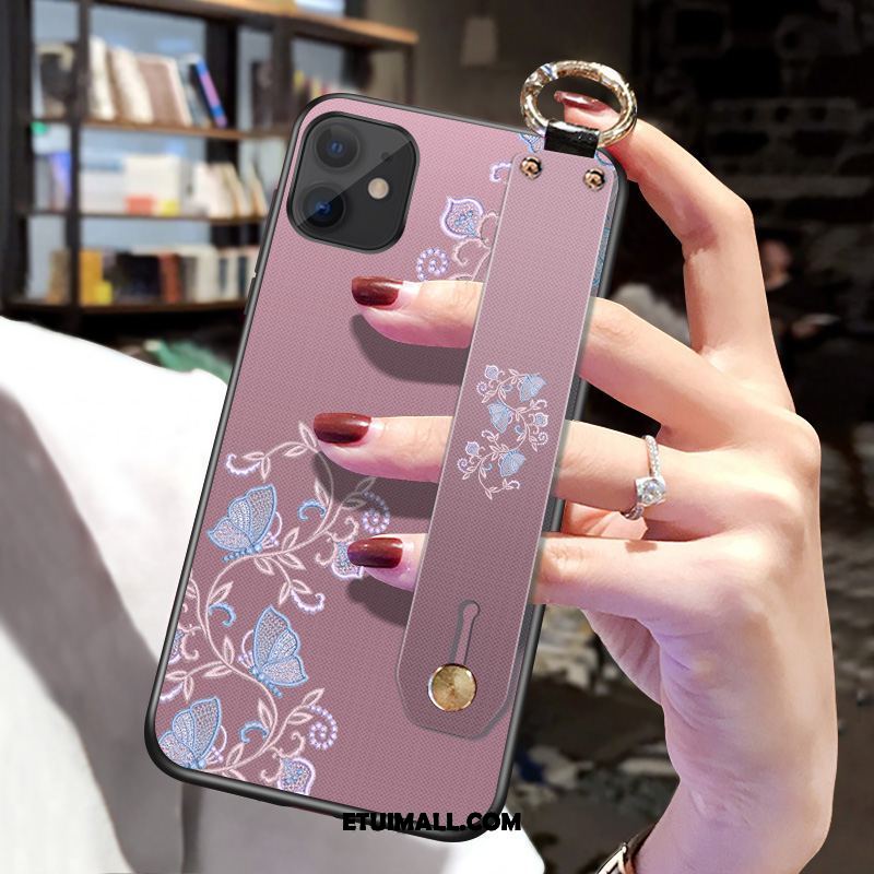 Etui iPhone 11 Anti-fall Różowe Silikonowe All Inclusive Telefon Komórkowy Obudowa Online