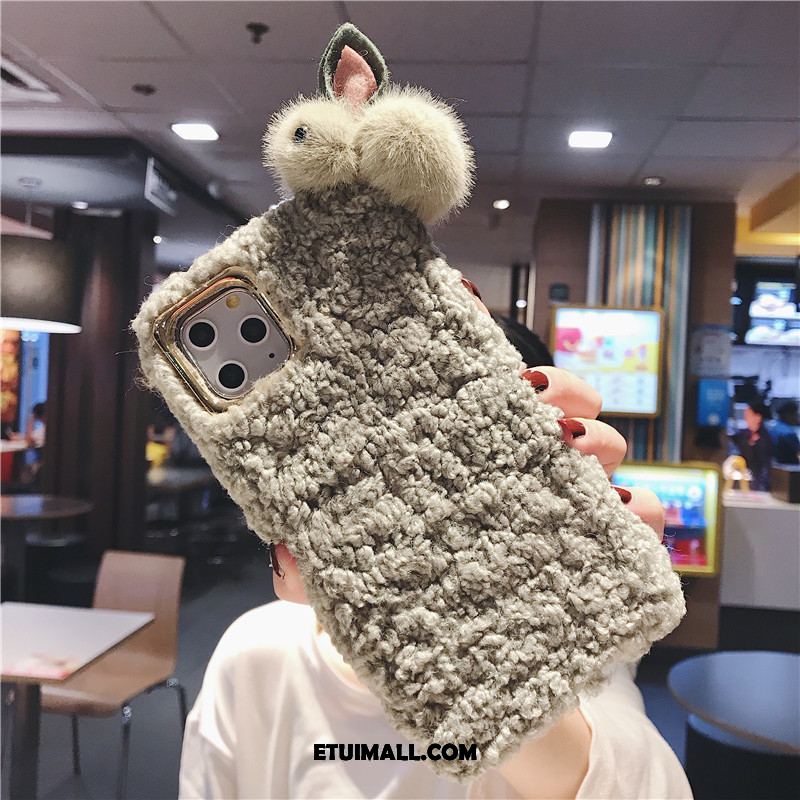 Etui iPhone 11 Pro Max Bunny Miękki Tendencja Zakochani Zielony Pokrowce Kupię