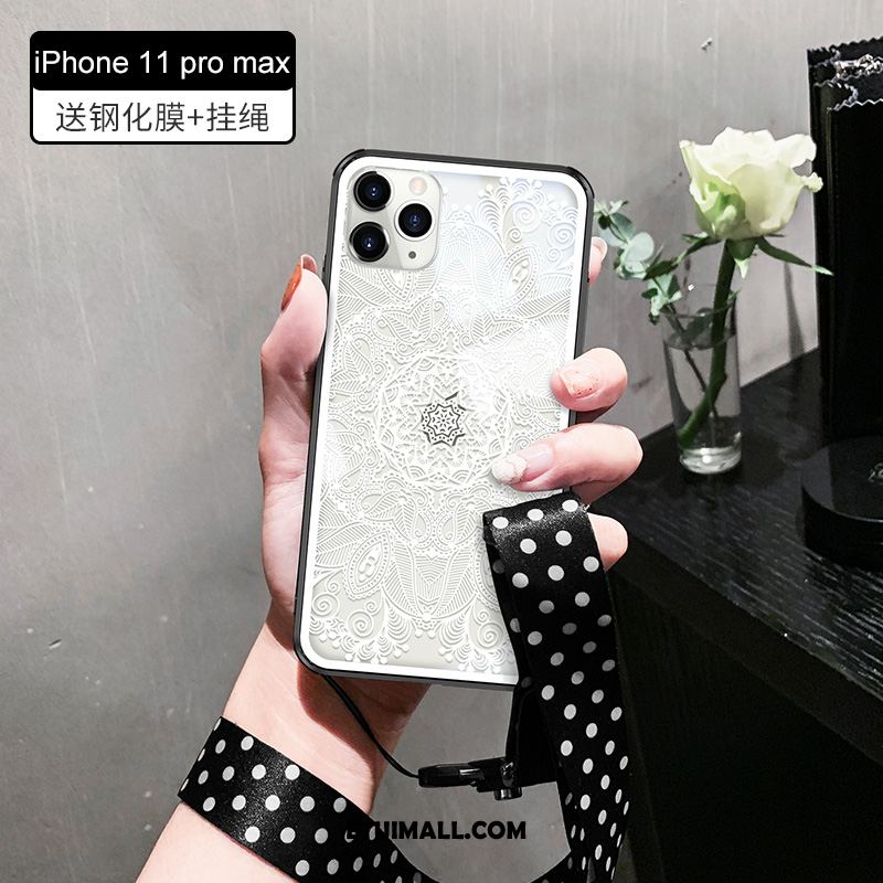 Etui iPhone 11 Pro Max Łuk Kreatywne Biały Anti-fall Wysoki Koniec Futerał Sprzedam