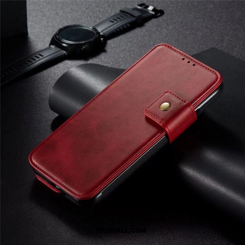 Etui iPhone 11 Pro Skórzany Futerał All Inclusive Anti-fall Biznes Czerwony Futerał Tanie