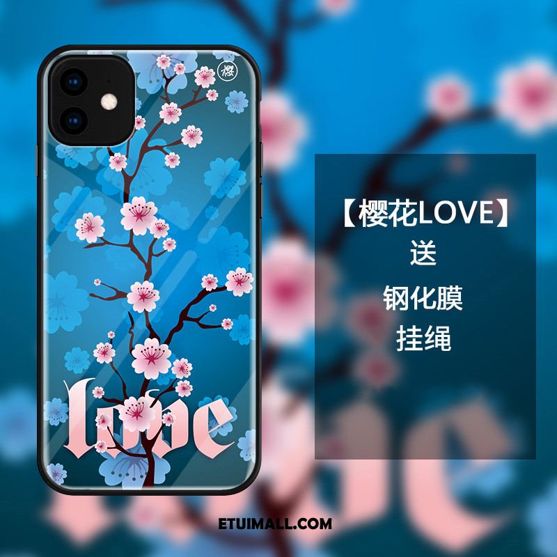 Etui iPhone 11 Świeży Telefon Komórkowy Anti-fall Sakura All Inclusive Futerał Dyskont