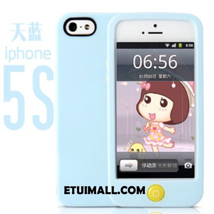 Etui iPhone 5 / 5s Anti-fall Jasny Telefon Komórkowy Silikonowe Miękki Obudowa Kup