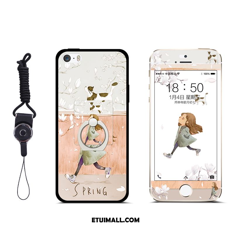 Etui iPhone 5 / 5s Anti-fall Wiszące Ozdoby All Inclusive Silikonowe Tendencja Pokrowce Sklep