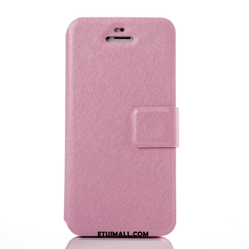 Etui iPhone 5 / 5s Skórzany Futerał Różowe All Inclusive Klapa Anti-fall Futerał Sprzedam