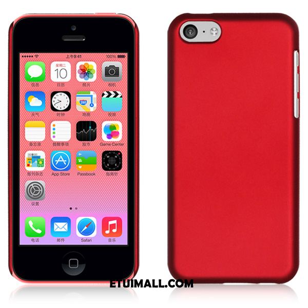 Etui iPhone 5c Trudno Proste Nubuku Jednolity Kolor Telefon Komórkowy Obudowa Tanie