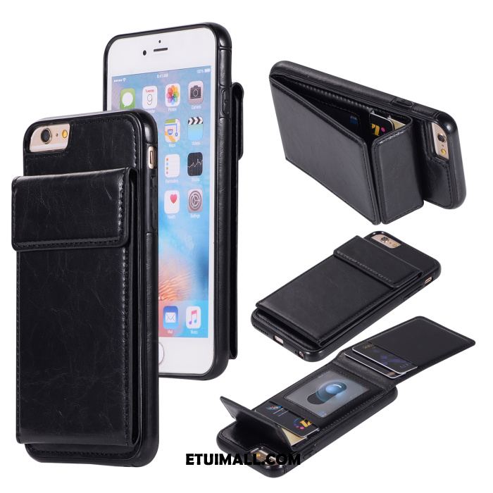 Etui iPhone 6 / 6s Plus Pakiet Kart Telefon Komórkowy Skórzany Futerał Anti-fall Portfel Obudowa Sklep