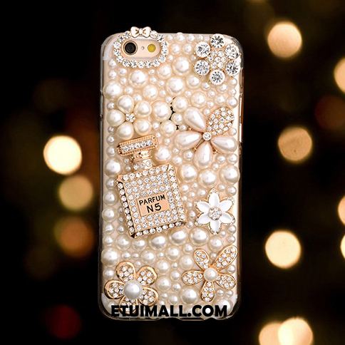 Etui iPhone 7 Biały Kreatywne Telefon Komórkowy Perła Rhinestone Futerał Online