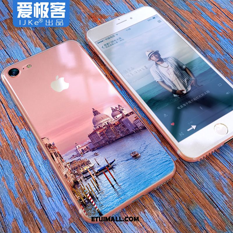 Etui iPhone 8 Tendencja Anti-fall Telefon Komórkowy Kreatywne Różowe Obudowa Sklep