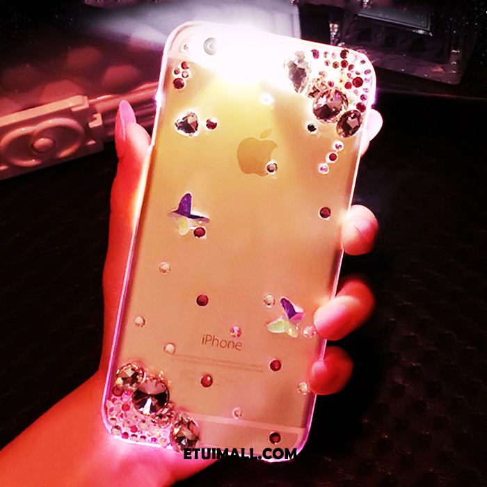 Etui iPhone Se Telefon Komórkowy Luksusowy Rhinestone Kreatywne Przezroczysty Futerał Sklep