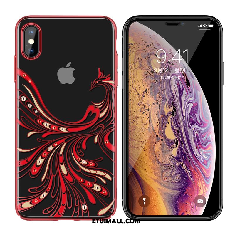 Etui iPhone Xs Anti-fall Nowy Rhinestone Telefon Komórkowy Przezroczysty Futerał Sprzedam