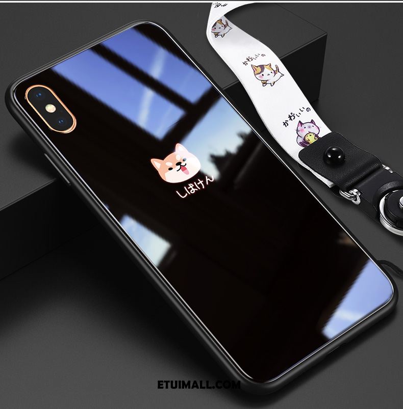 Etui iPhone Xs Max Czarny Czerwony Psy Nowy Tendencja Obudowa Kup