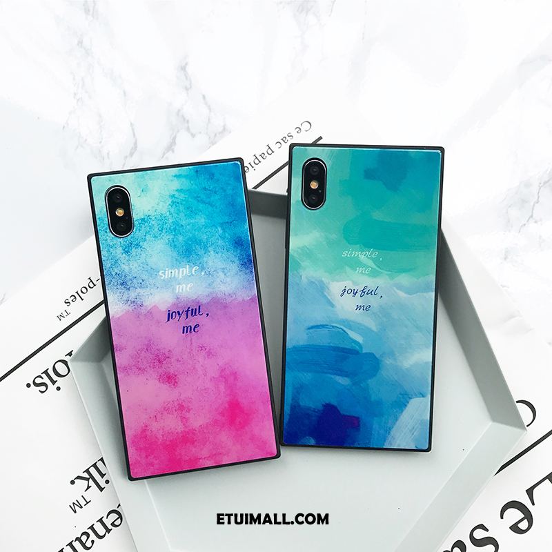 Etui iPhone Xs Max Zakochani Modna Marka Nowy Mieszane Kolory Kwadratowy Obudowa Sklep