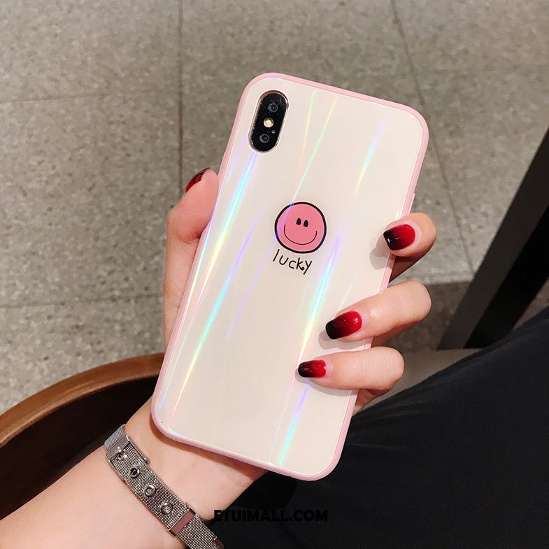 Etui iPhone Xs Modna Marka Smile Czerwony Netto Nowy Szkło Futerał Sklep