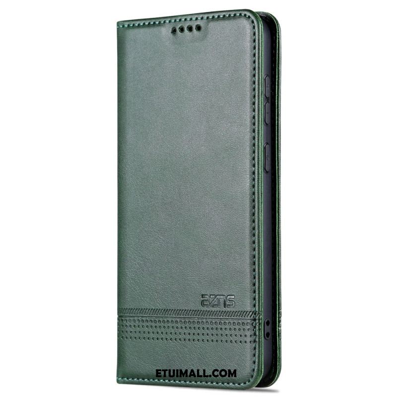 Flip Kotelot Samsung Galaxy S24 5g Efekt Skóry Azns Etui Ochronne
