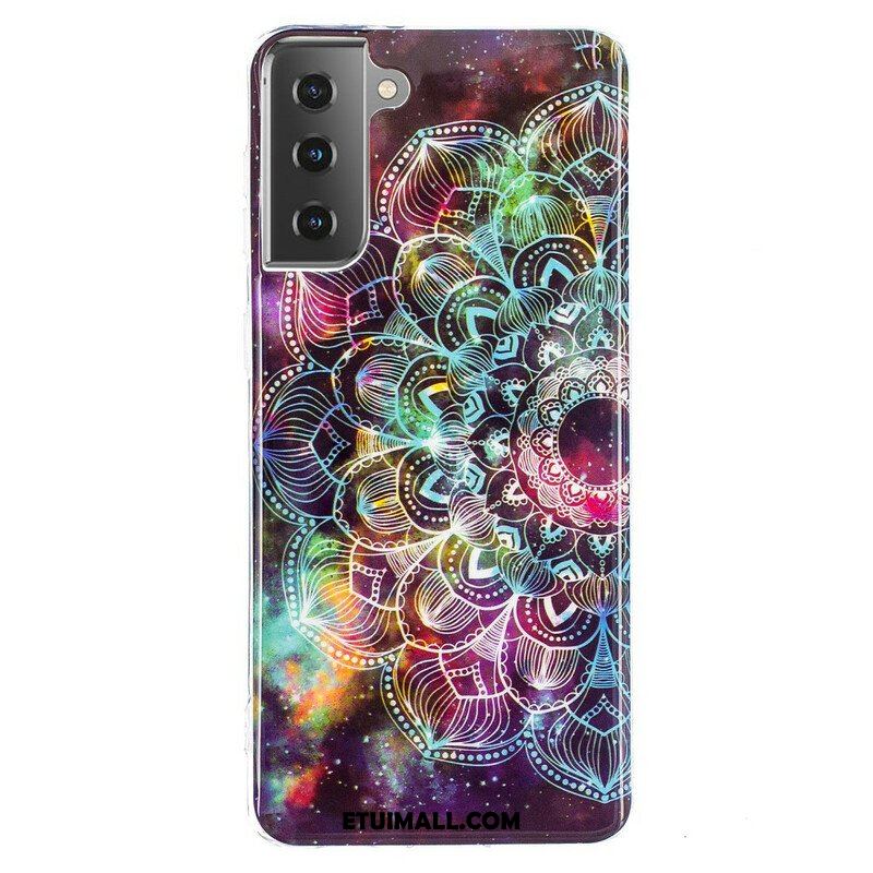 Futerały do Samsung Galaxy S21 5G Fluorescencyjna Seria Kwiatowa