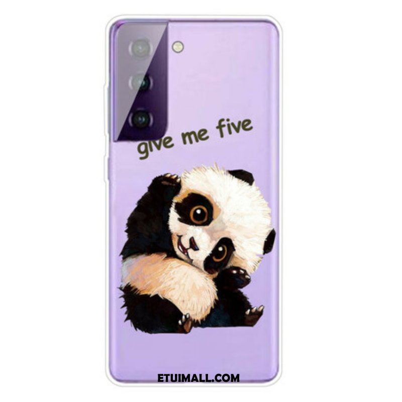 Futerały do Samsung Galaxy S21 5G Panda Daj Mi Piątkę