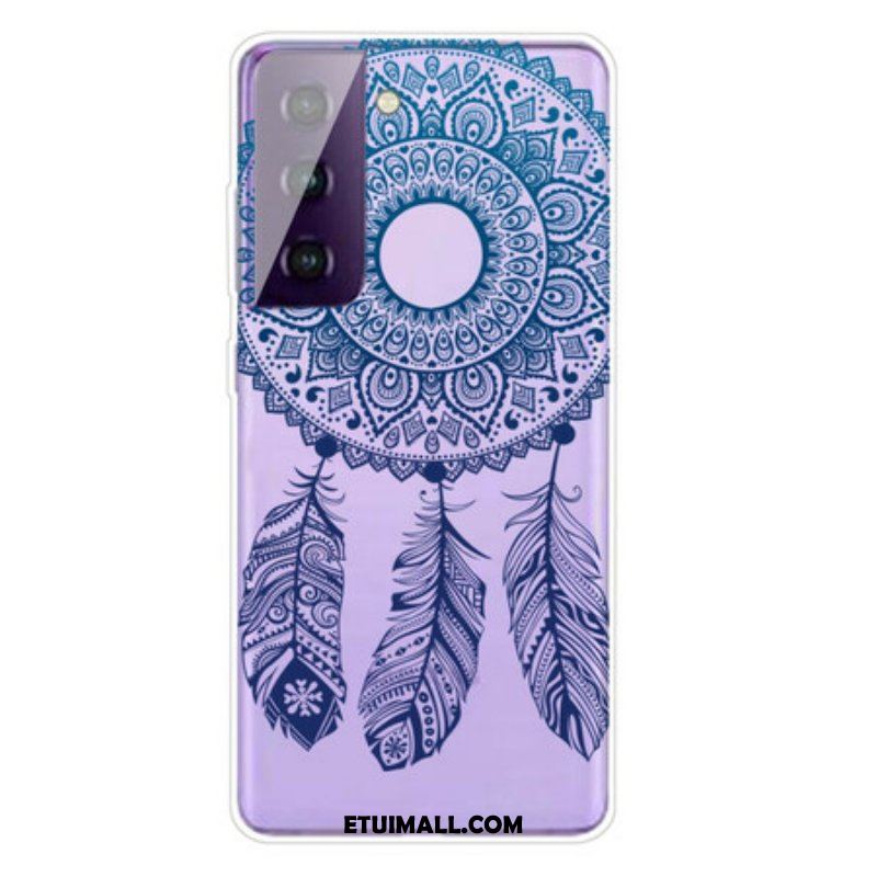 Futerały do Samsung Galaxy S21 FE Mandala Z Pojedynczym Kwiatem