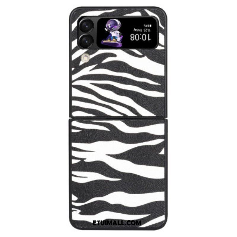 Futerały do Samsung Galaxy Z Flip 4 Etui Folio Zebra