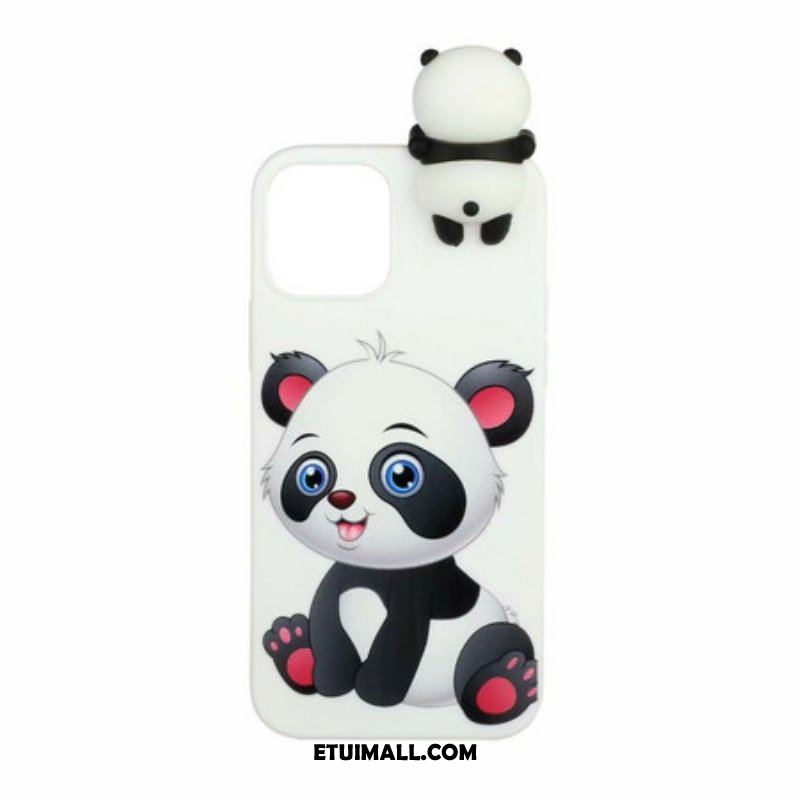 Futerały do iPhone 13 Mini Śliczna Panda 3d