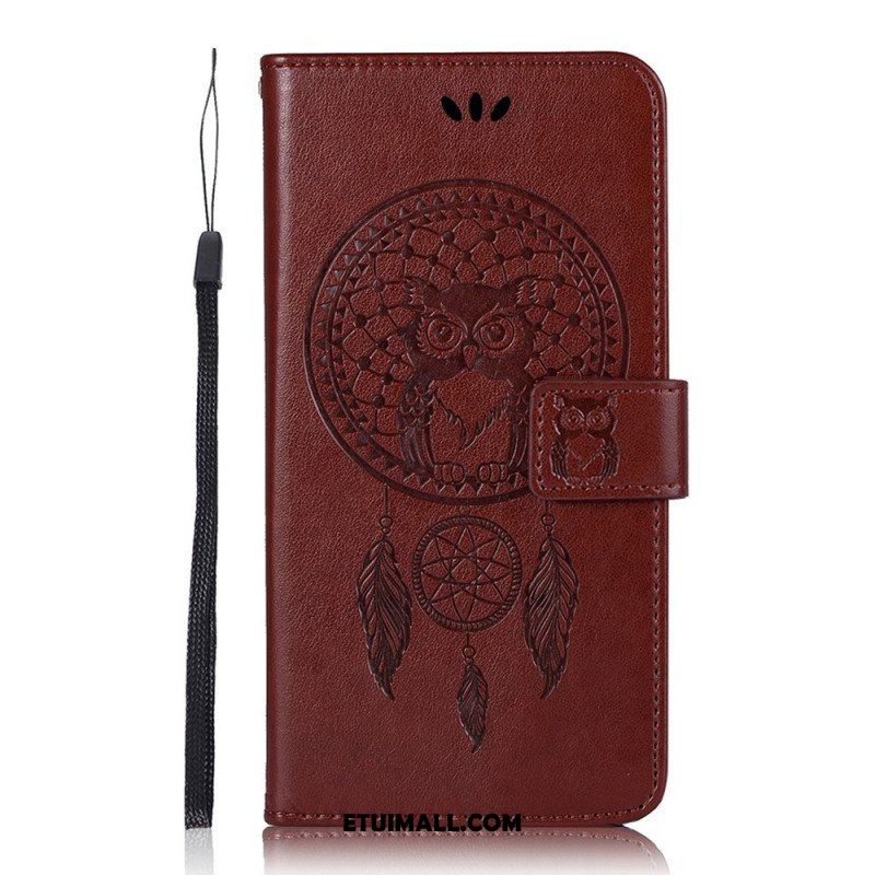 Obudowa Etui Na Telefon do Samsung Galaxy A13 5G / A04s Efekt Skóry Dream Catcher Sowa