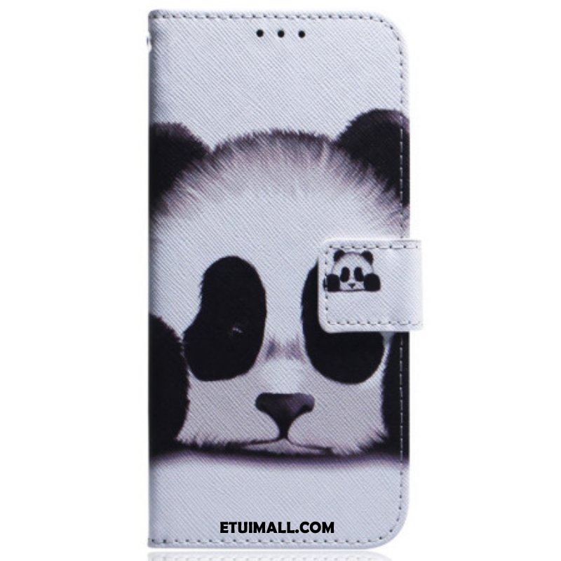Obudowa Etui Na Telefon do Samsung Galaxy A54 5G z Łańcuch Smycz Panda Fan