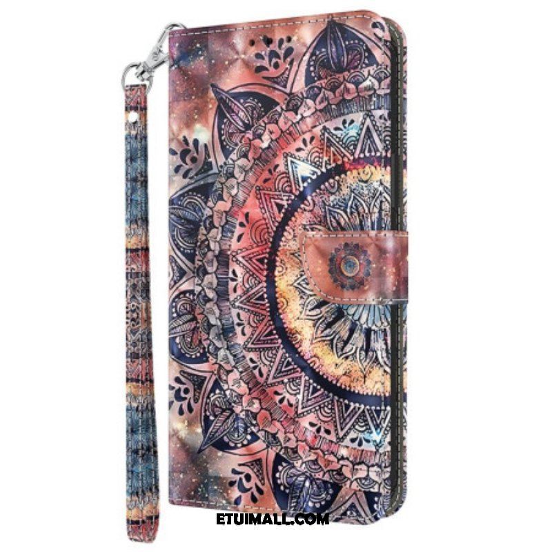 Obudowa Etui Na Telefon do iPhone 15 Pro z Łańcuch Mandala Z Paskiem