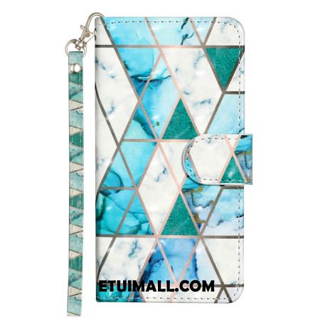 Obudowa Xiaomi 14t Pro Etui Na Telefon Zielony Marmur Z Paskiem